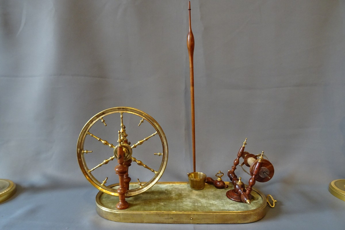 18th Century Table Spinning Wheel