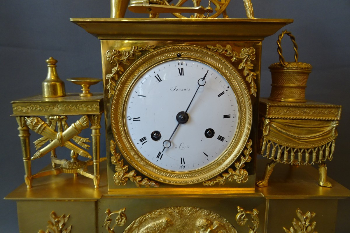 Empire Period Gilt Bronze Clock-photo-2