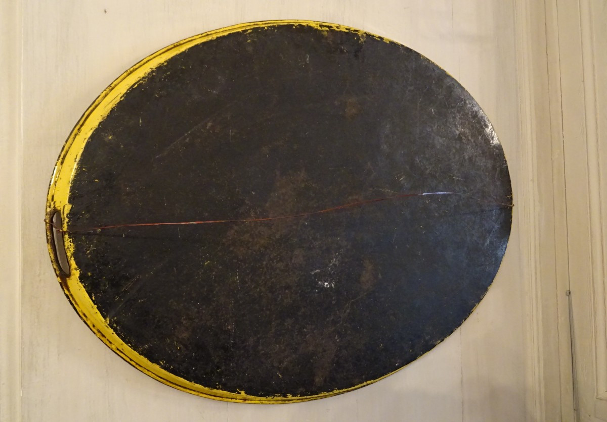 Restoration-period Painted Tin Top 76 Cm-photo-6