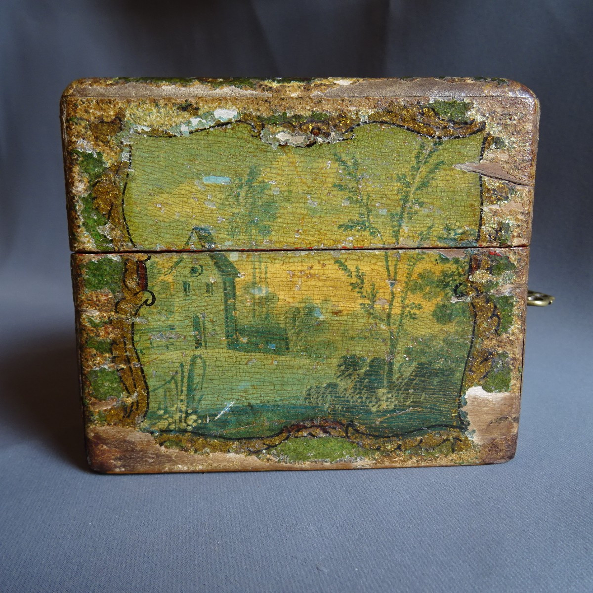 18th Century Martin Varnish Scent Box-photo-4