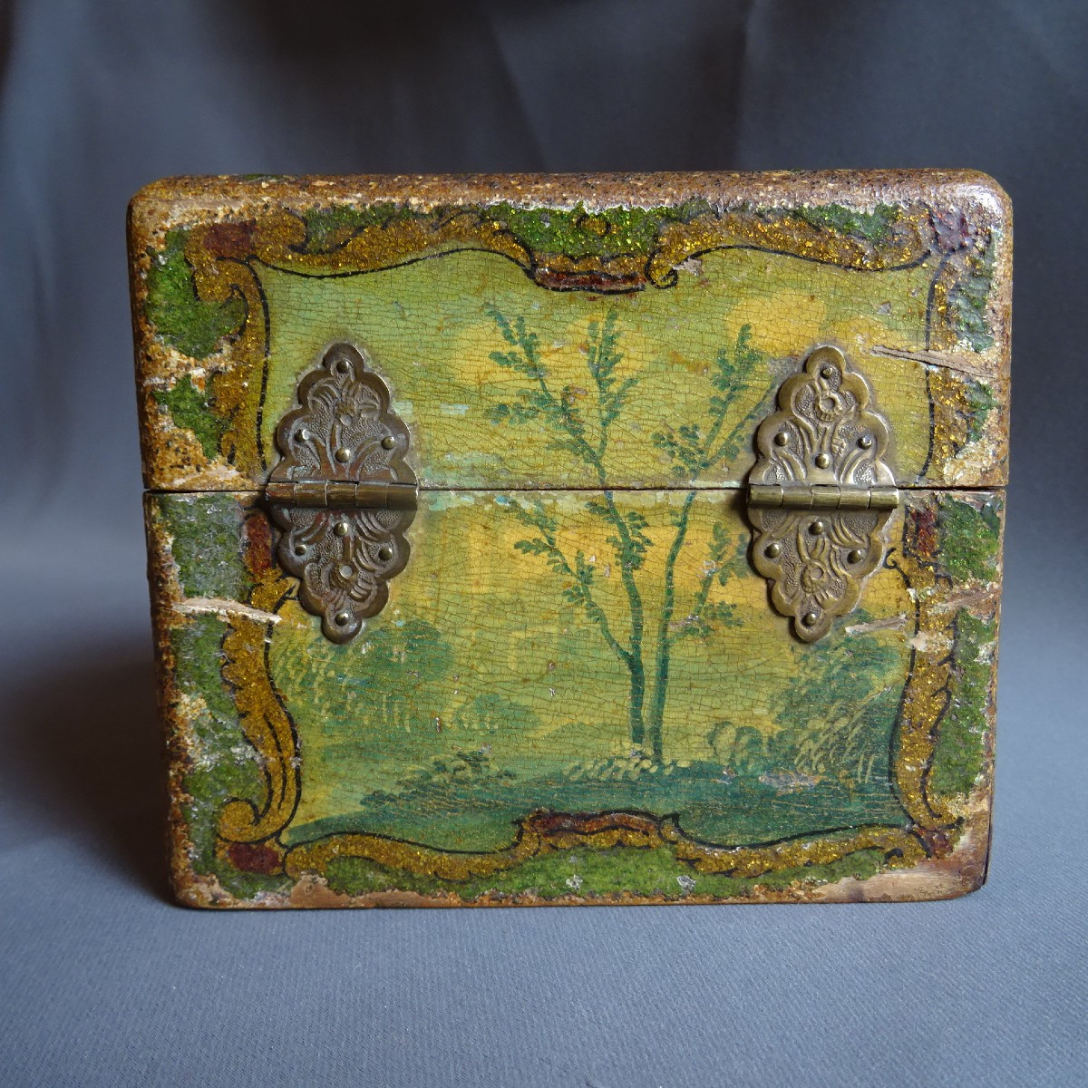 18th Century Martin Varnish Scent Box-photo-1