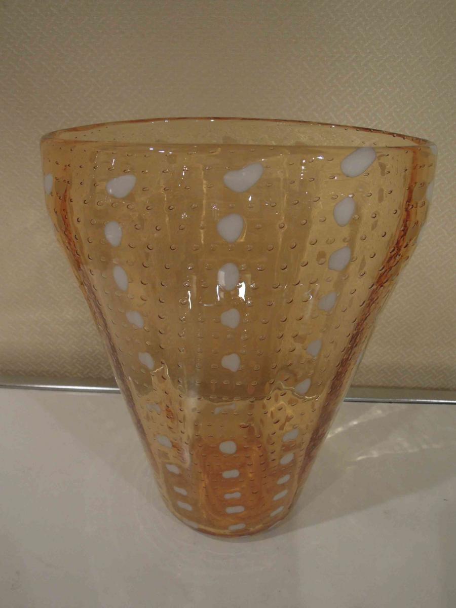 Grand vase de Barovier Et Toso à Murano