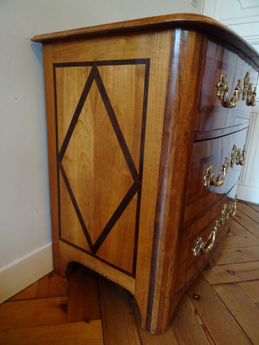 Regency Period Olive Chest Of Drawers-photo-3