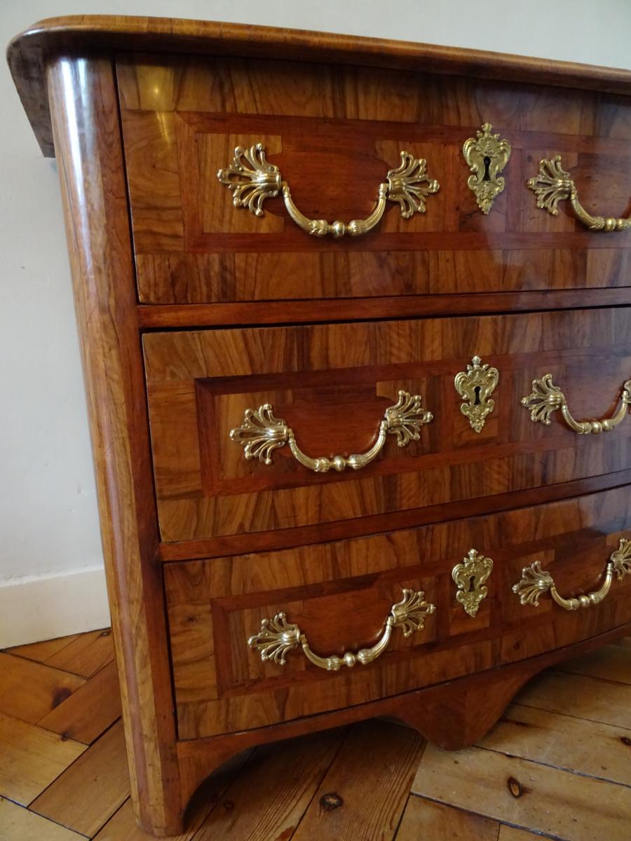 Regency Period Olive Chest Of Drawers-photo-1