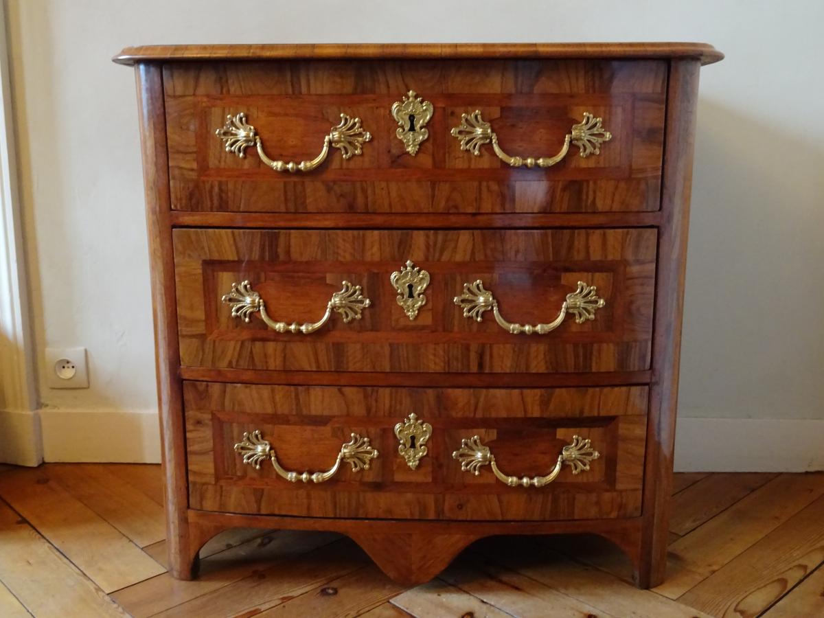 Regency Period Olive Chest Of Drawers-photo-5