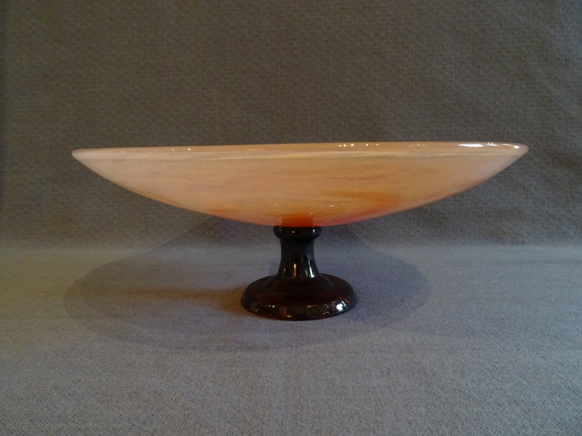 Schneider's Marmoreal Glass Bowl-photo-2