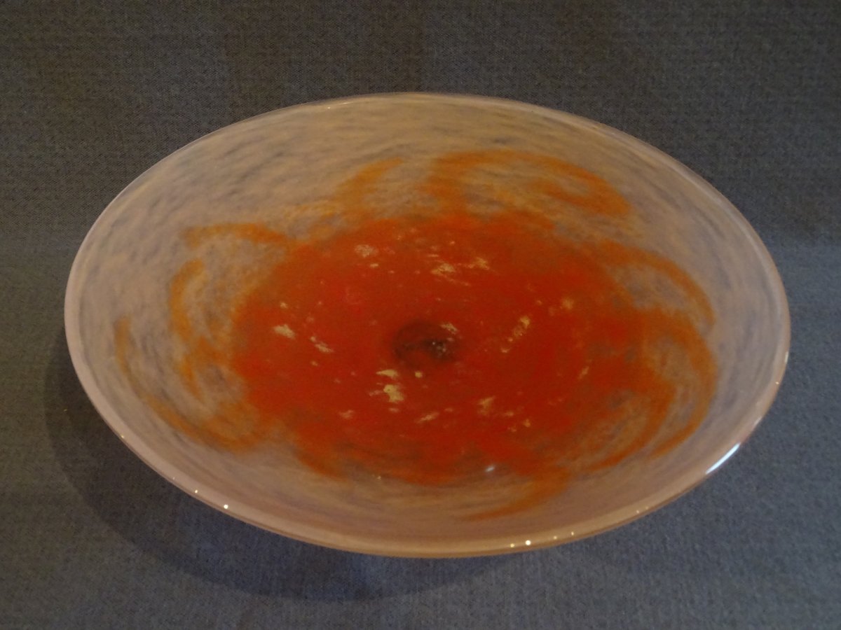 Schneider's Marmoreal Glass Bowl