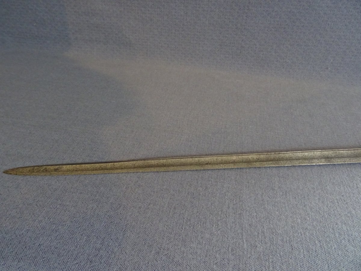 Hunting Dagger With 18th Century Engraved Blade-photo-4