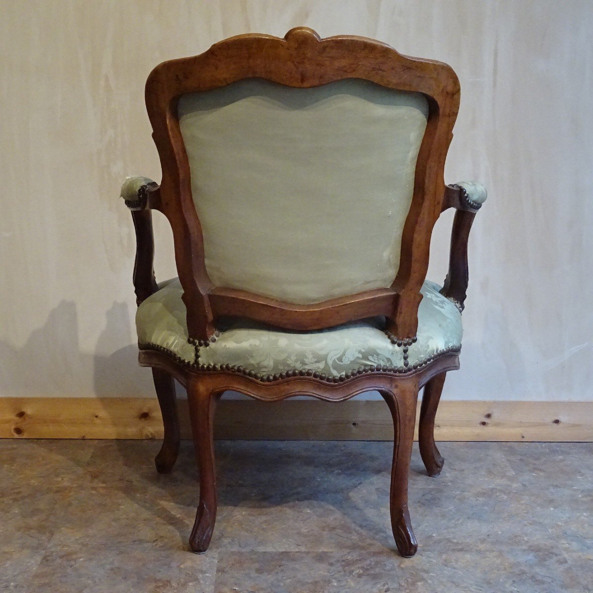 Pair Of Cabriolet Armchairs Stamped Nogaret In Lyon-photo-3