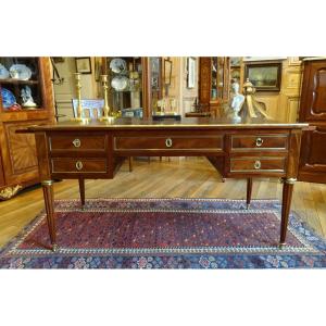 Louis XVI Period Mahogany Flat Desk