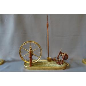 18th Century Table Spinning Wheel