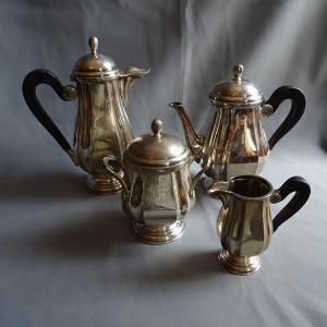 Louis XV-style Solid Silver Tea And Coffee Set