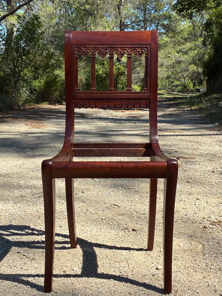 Louis-alexandre Bellangé (1797–1861), Restoration-era Chair.-photo-4