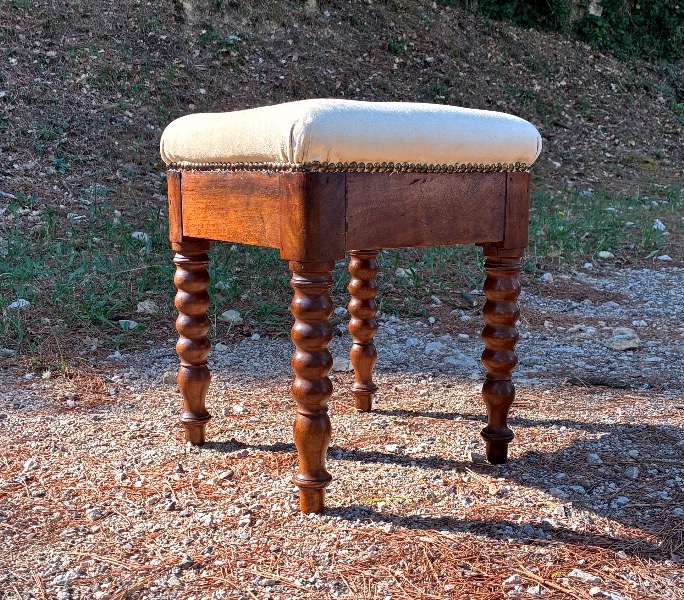 Tabouret d’époque Louis-philippe -photo-2