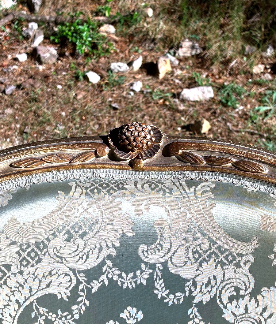 Rare Fauteuil d’époque Louis XV-photo-6