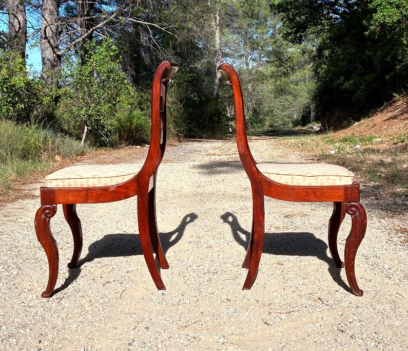 Paire de chaises d’époque Louis-Philippe estampillées Balny -photo-4