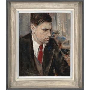 Young Man In A Red Tie