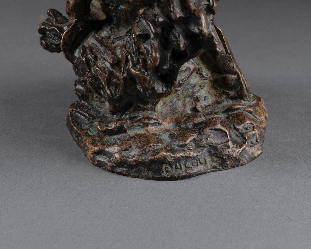 Aimé-jules Dalou (1830-1955) - Ramasseur De Fagot - Bronze Patiné -susse Frères Editeurs-photo-2