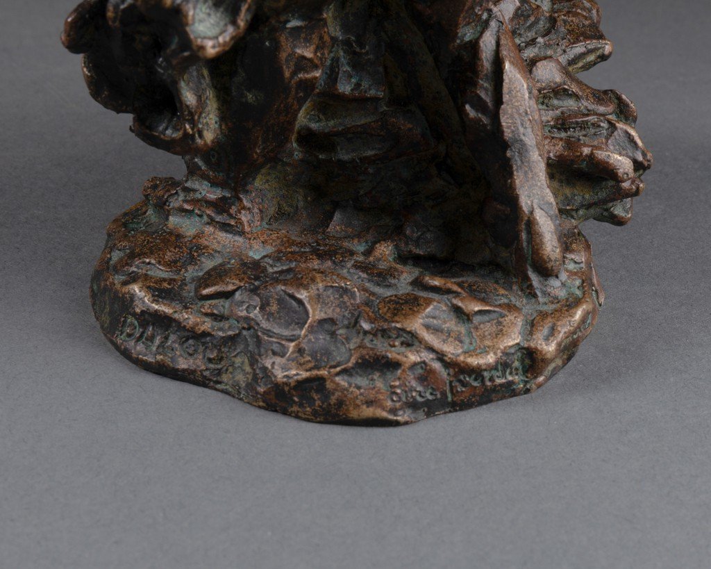 Aimé-jules Dalou (1830-1955) - Ramasseur De Fagot - Bronze Patiné -susse Frères Editeurs-photo-3