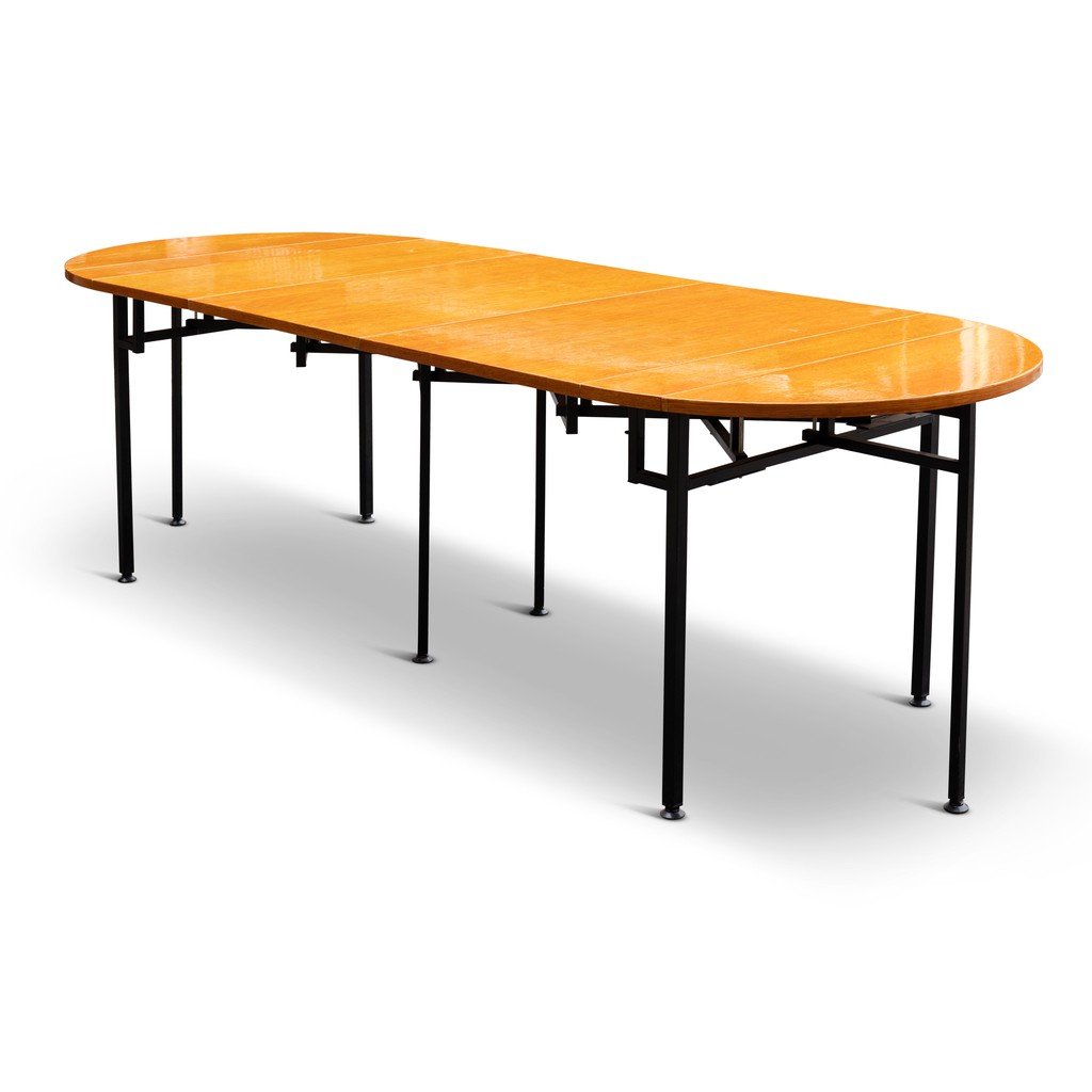 Torrens & Fils System Table - Varnished Oak Veneer - 1970s-1980s-photo-3