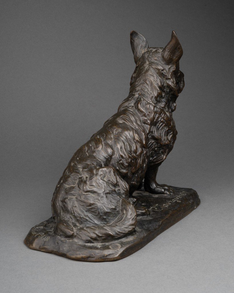 Pierre Tourgueneff (1853-1912) 'scottish' Rare épreuve En Bronze, Fonte Susse Frères, Fin 19ème-photo-3