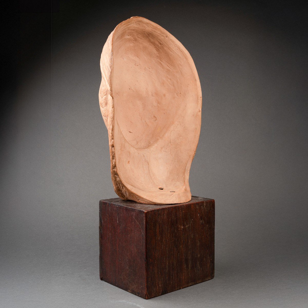  Lucien Gibert (1904-1988) Tete De Femme Orientale Epreuve En Terre Cuite-photo-1