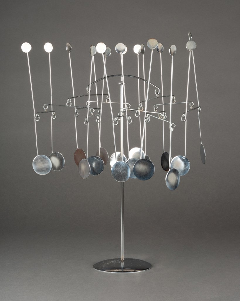 François Colette (1936-2024): Stabile In Chromed Metal, 1973-photo-3