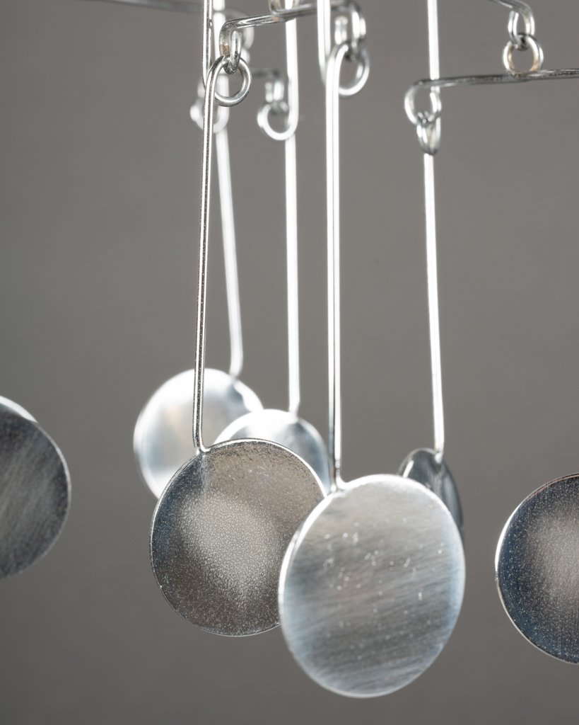 François Colette (1936-2024): Stabile In Chromed Metal, 1973-photo-2