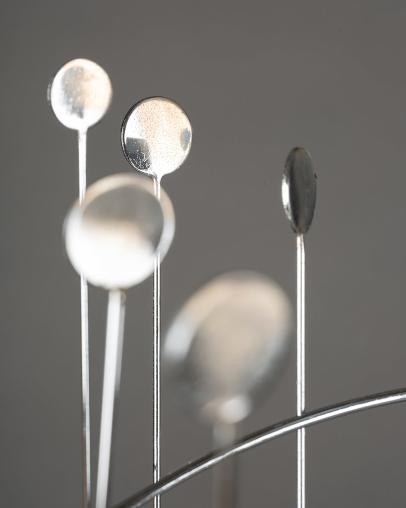 François Colette (1936-2024): Stabile In Chromed Metal, 1973-photo-3