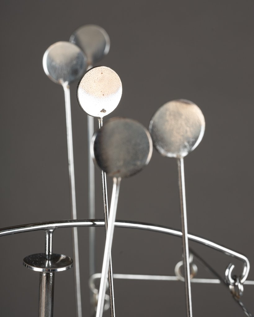 François Colette (1936-2024): Stabile In Chromed Metal, 1973-photo-4
