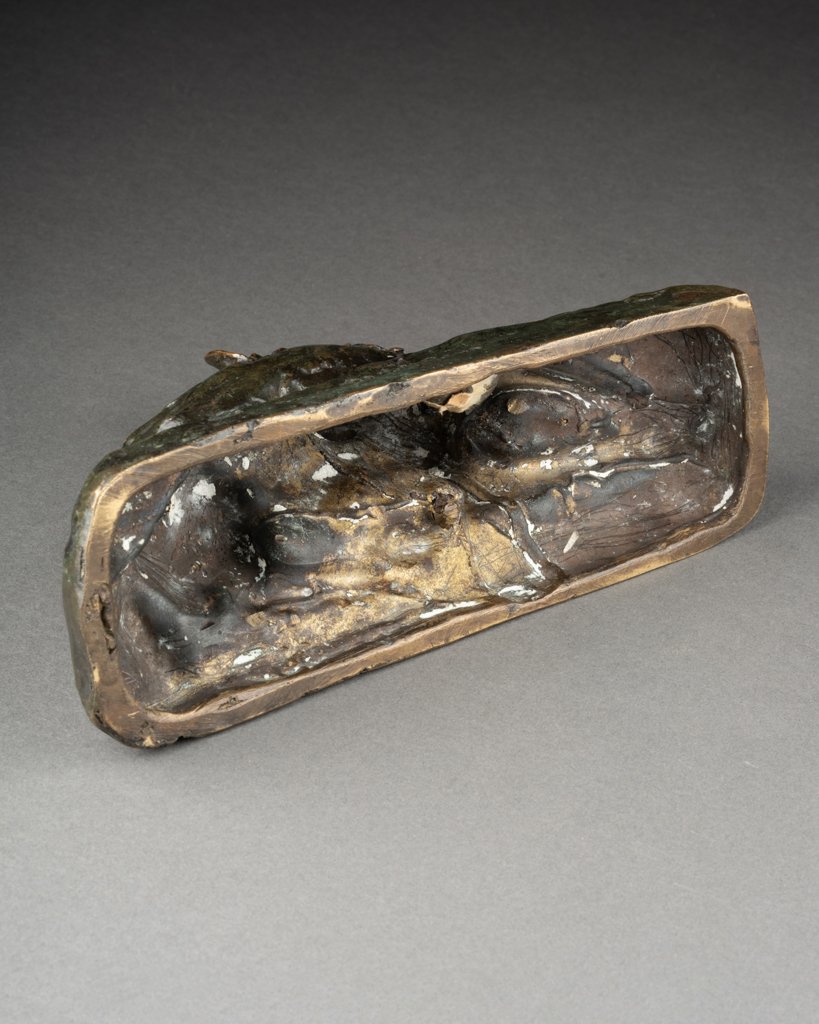 Maximilien FIOT (1894-1988) 'Chien couché' Bronze patiné, fonte Susse Frères-photo-8
