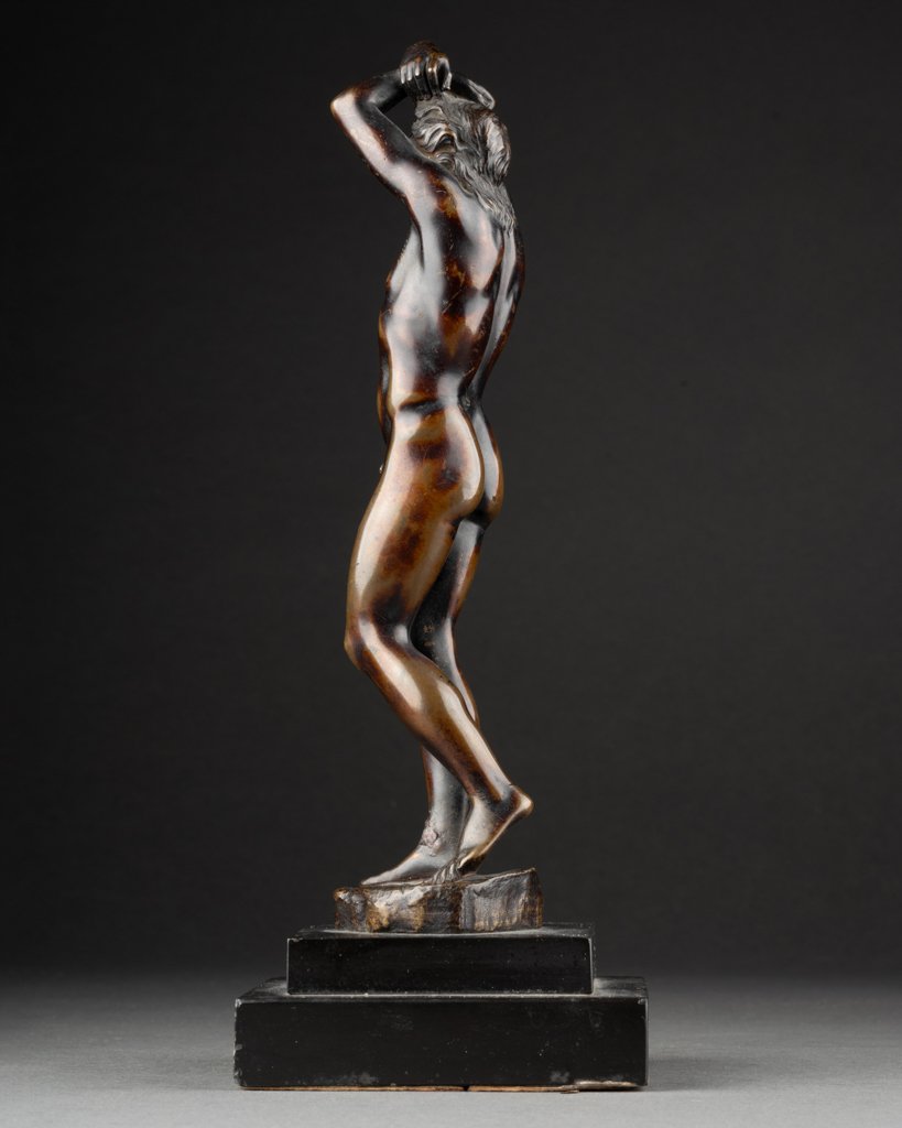 Ed. Delessale: "dying Slaves", Bronze Sculptures After Michelangelo - Mid-19th Century-photo-6