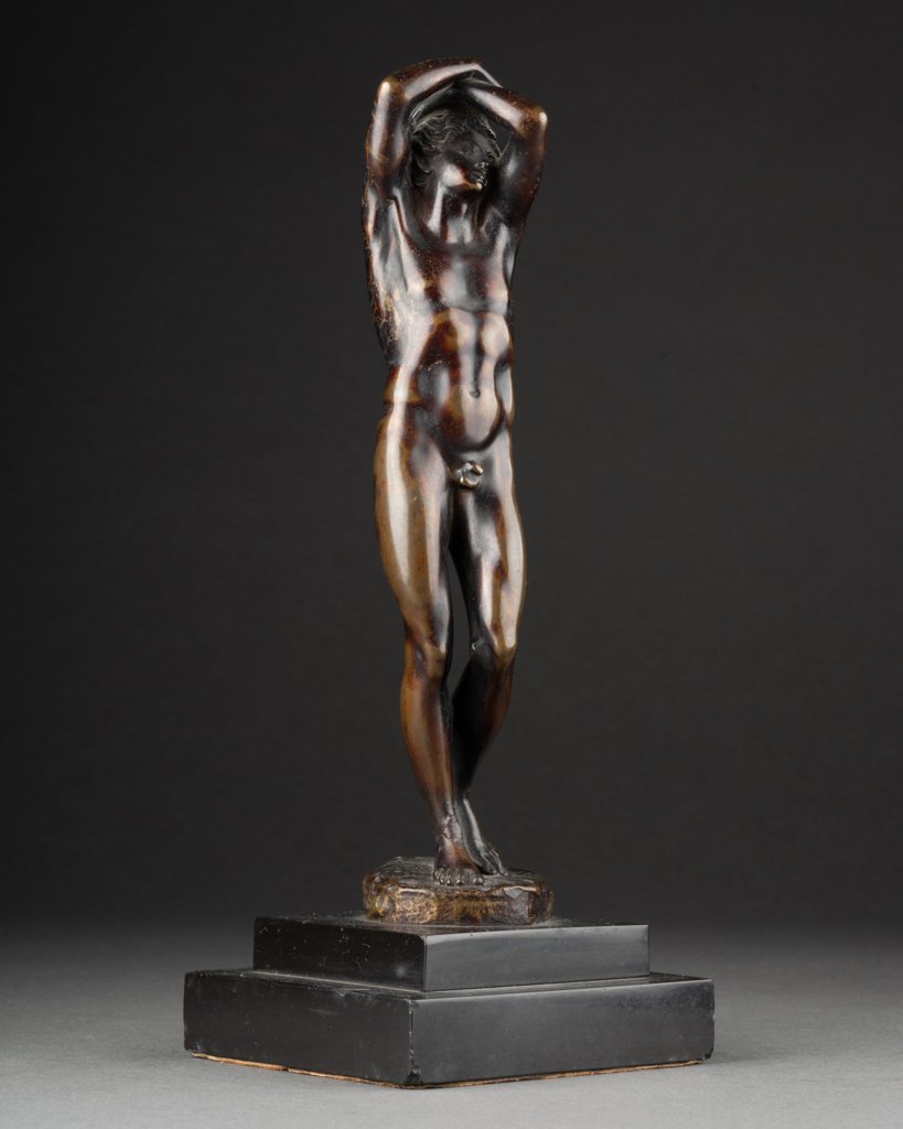 Ed. Delessale: "dying Slaves", Bronze Sculptures After Michelangelo - Mid-19th Century-photo-8