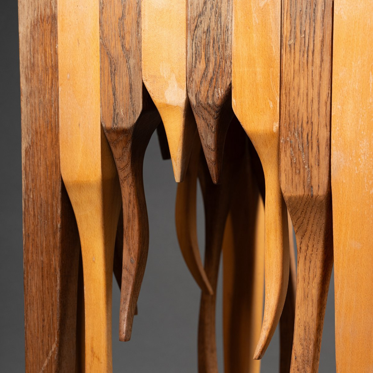 Console / Surrealist Wooden Chessboard, Circa 1980.-photo-3