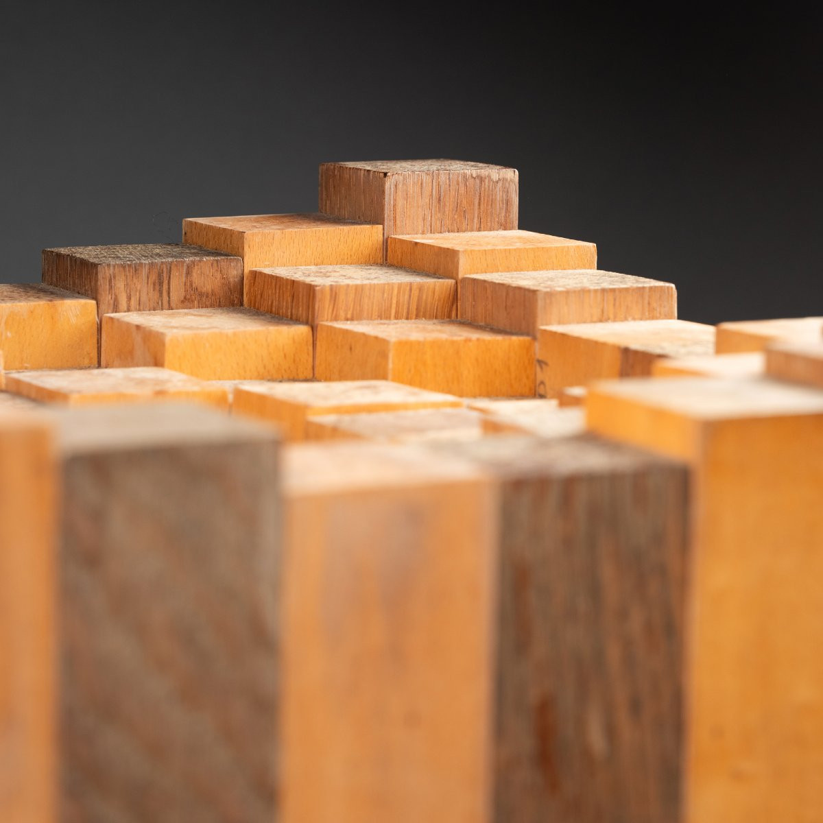 Console / Surrealist Wooden Chessboard, Circa 1980.-photo-5