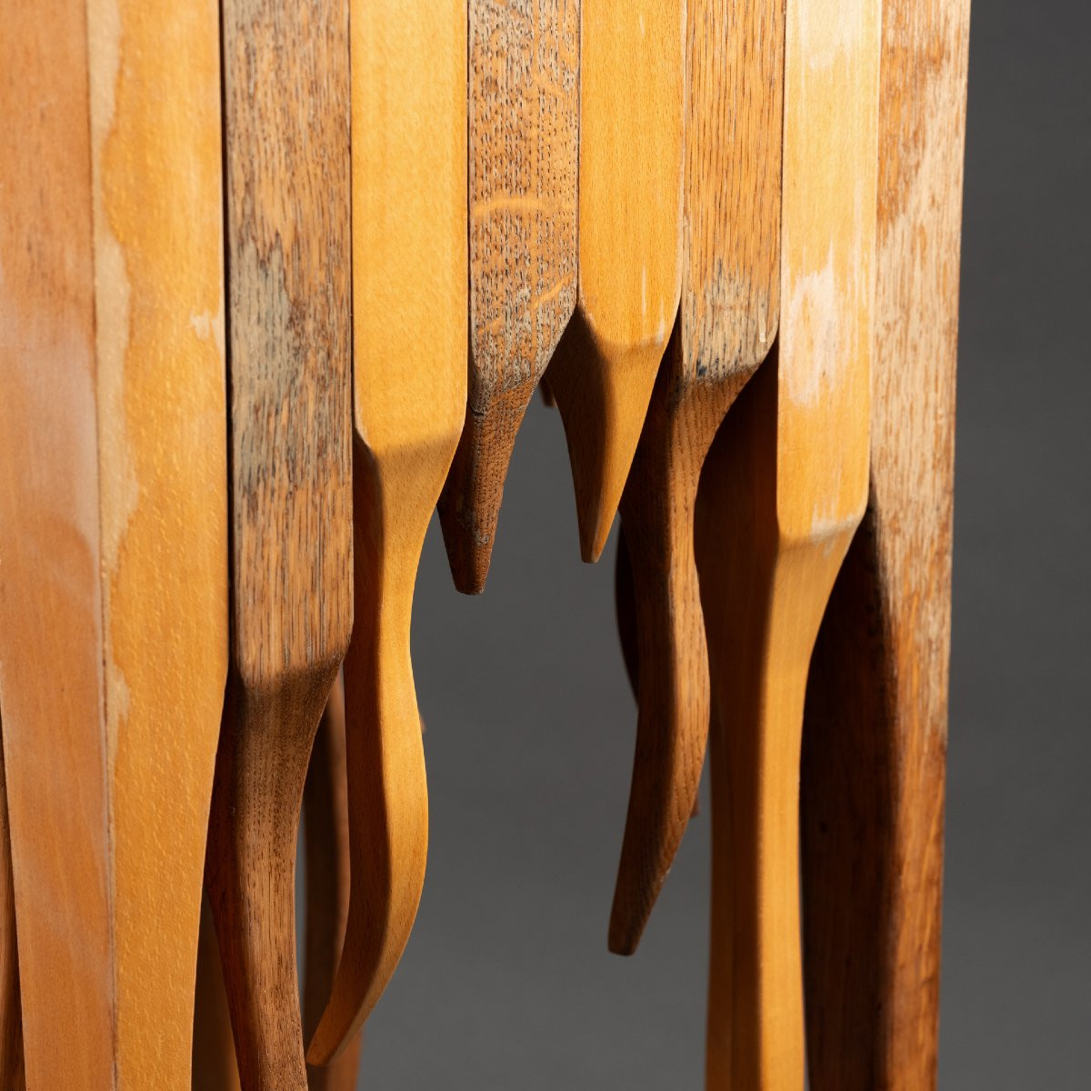 Console / Surrealist Wooden Chessboard, Circa 1980.-photo-6