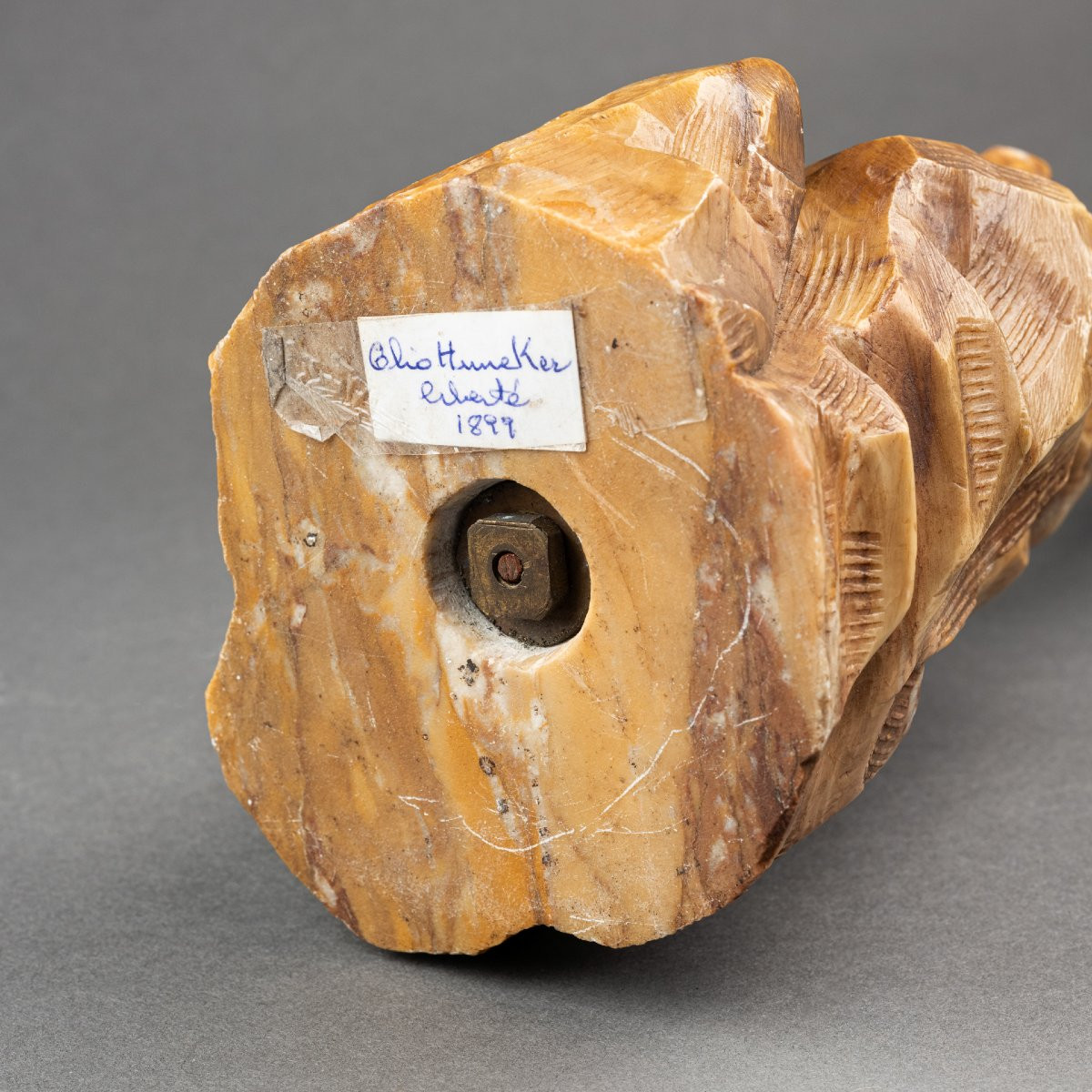 Clio HINTON HUNEKER BRACKEN (1870-1925) 'Liberty' bronze patiné, numéroté et daté 1899.-photo-5