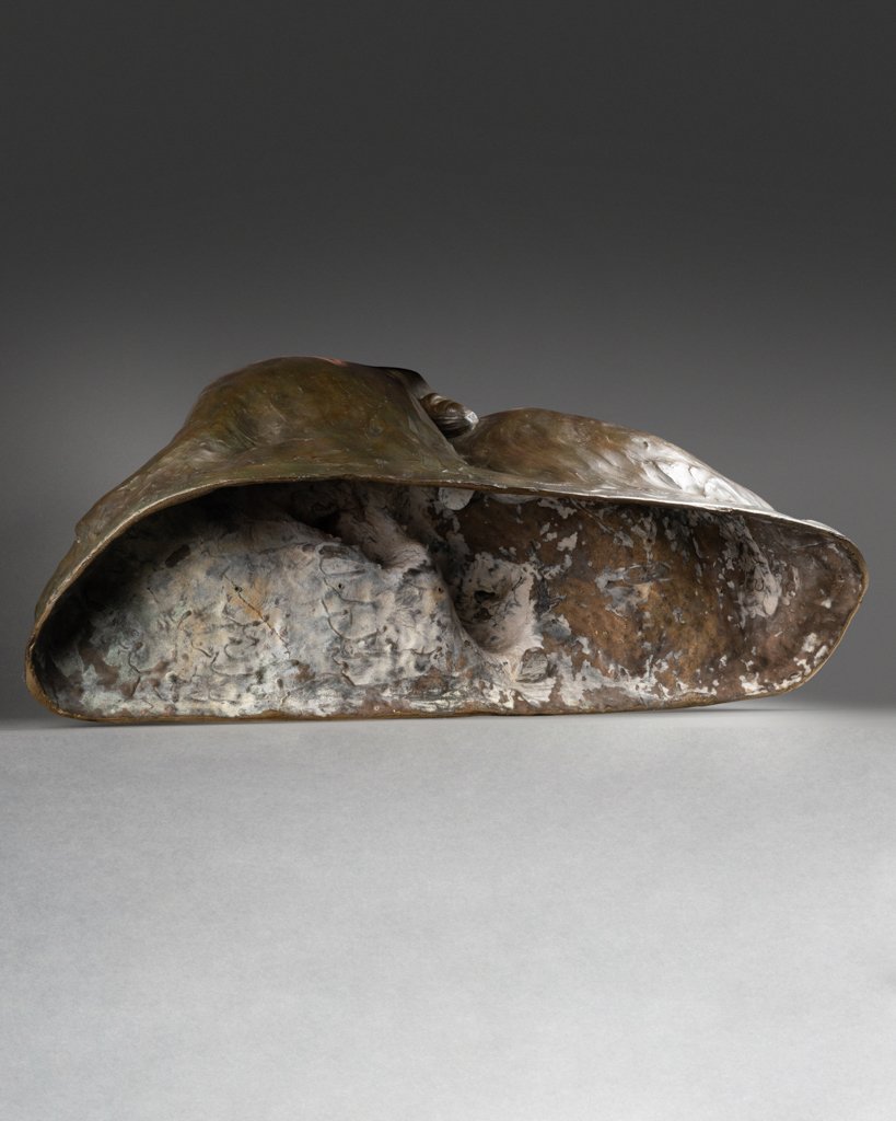 Gaston HAUCHECORNE - Deux femmes asiatiques à l'éventail - Rare bronze Art Déco-photo-7