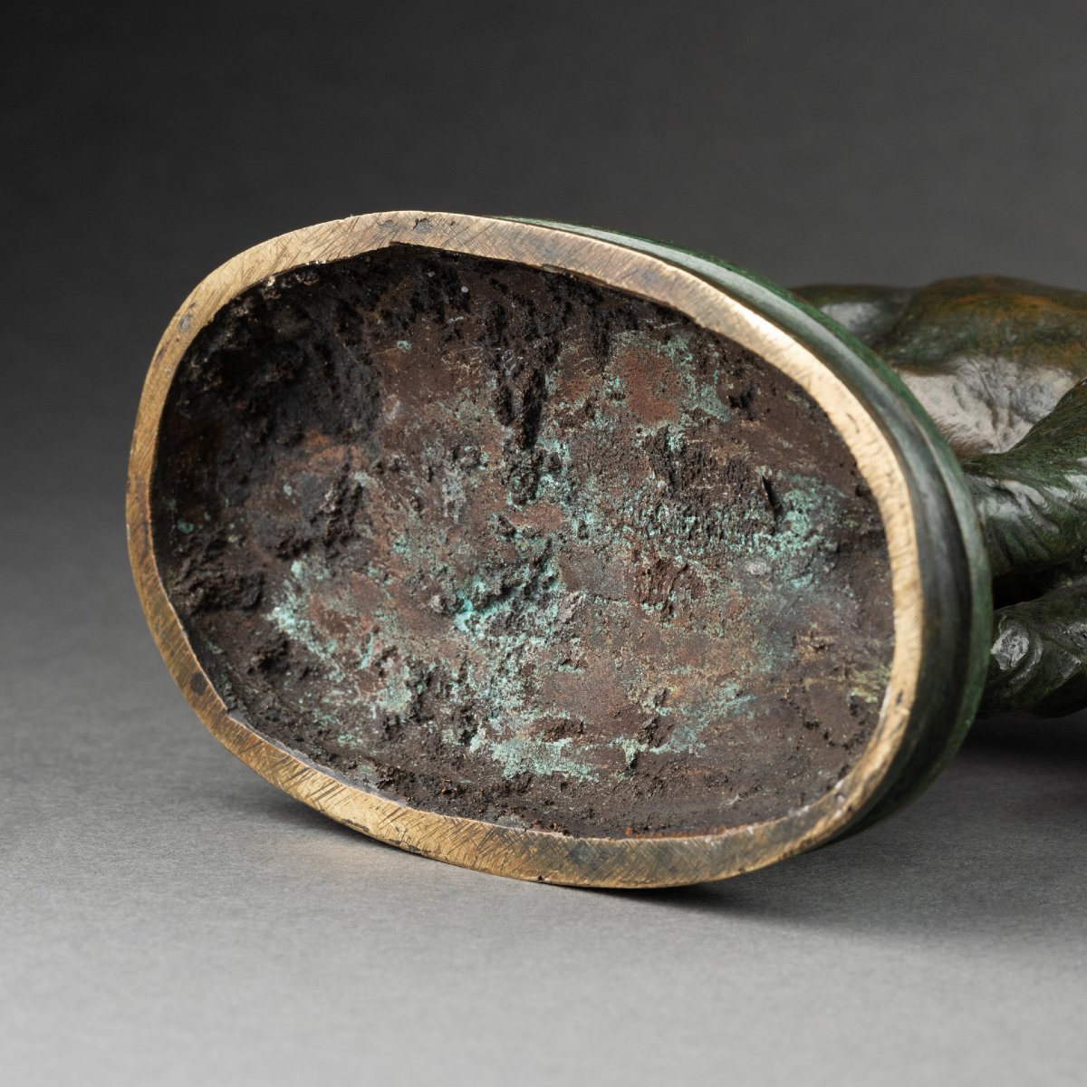 Alfred BARYE - Cornac sur son éléphant, rare bronze fin XIXème-photo-8