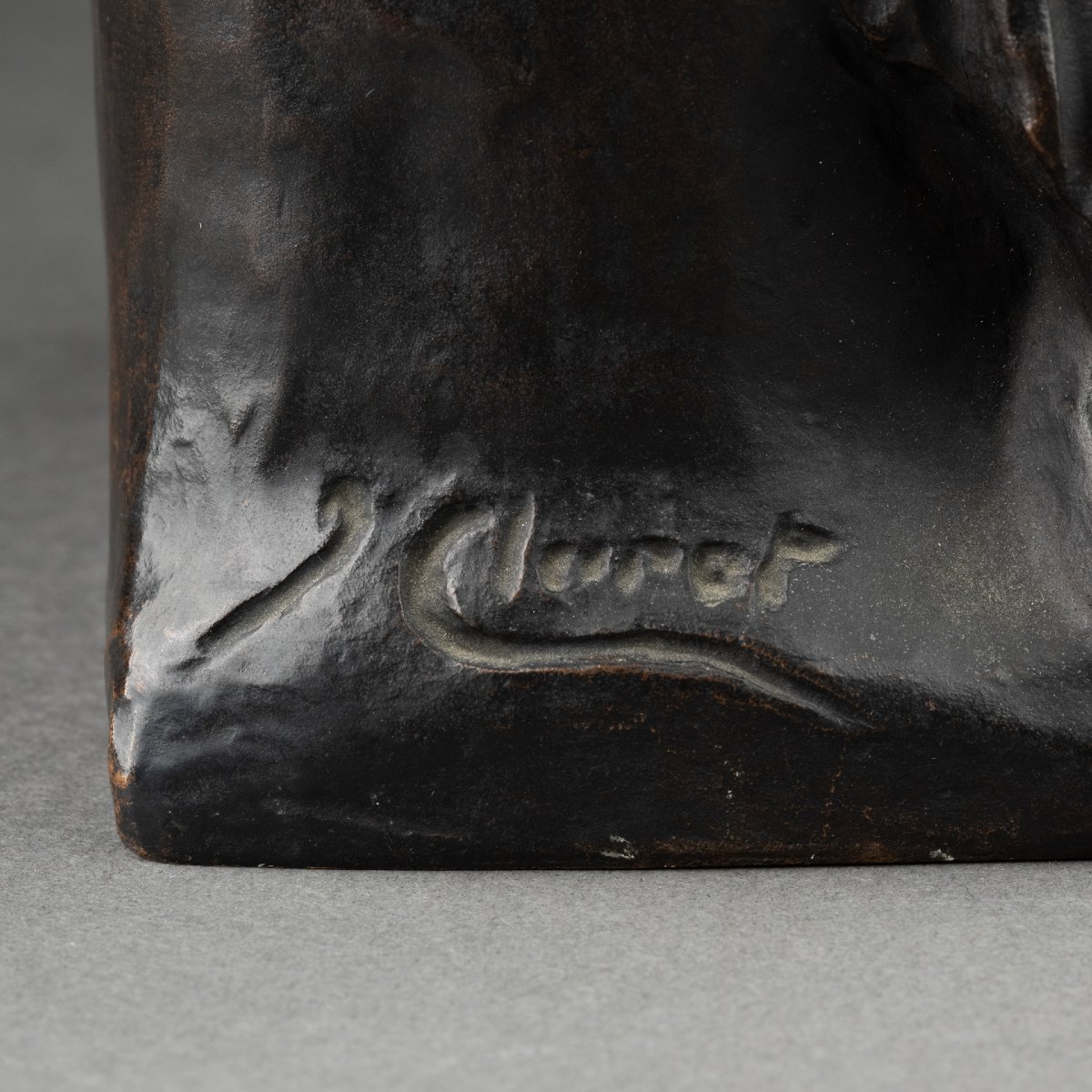 Joachim CLARET VALLES (1879-1965) Mère et enfant - Epreuve originale en bronze -photo-6