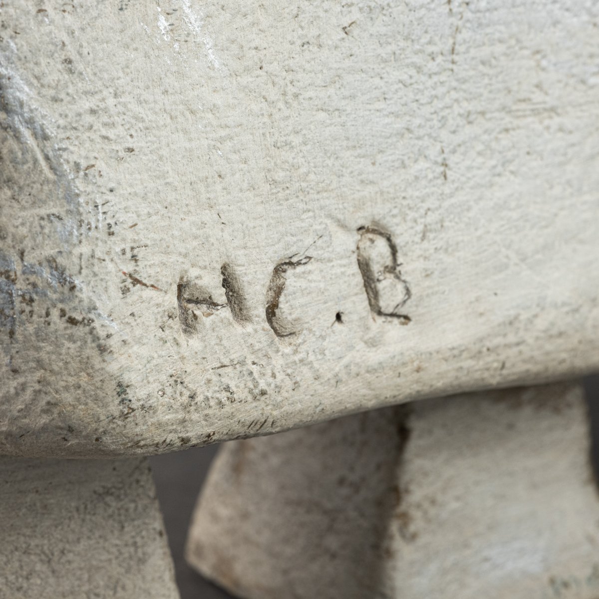 Hibou - Zoomorphic Ceramic Monogrammed H.c. B-photo-3