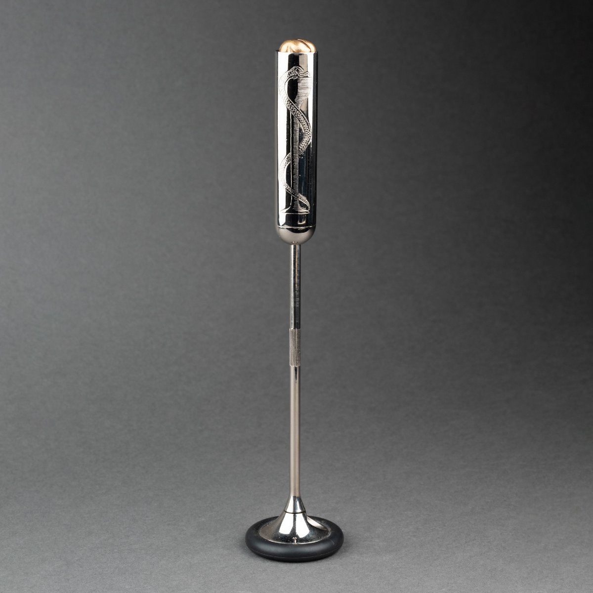 M. BERROCAL : "Marteau réflexe", sculpture bronze et laiton avec bote d'origine et certificat-photo-3