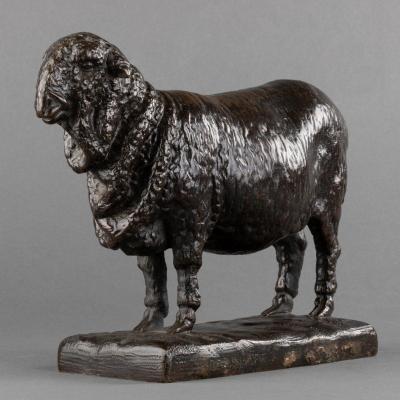 Bronze Sheep Unsigned. Art Deco Period
