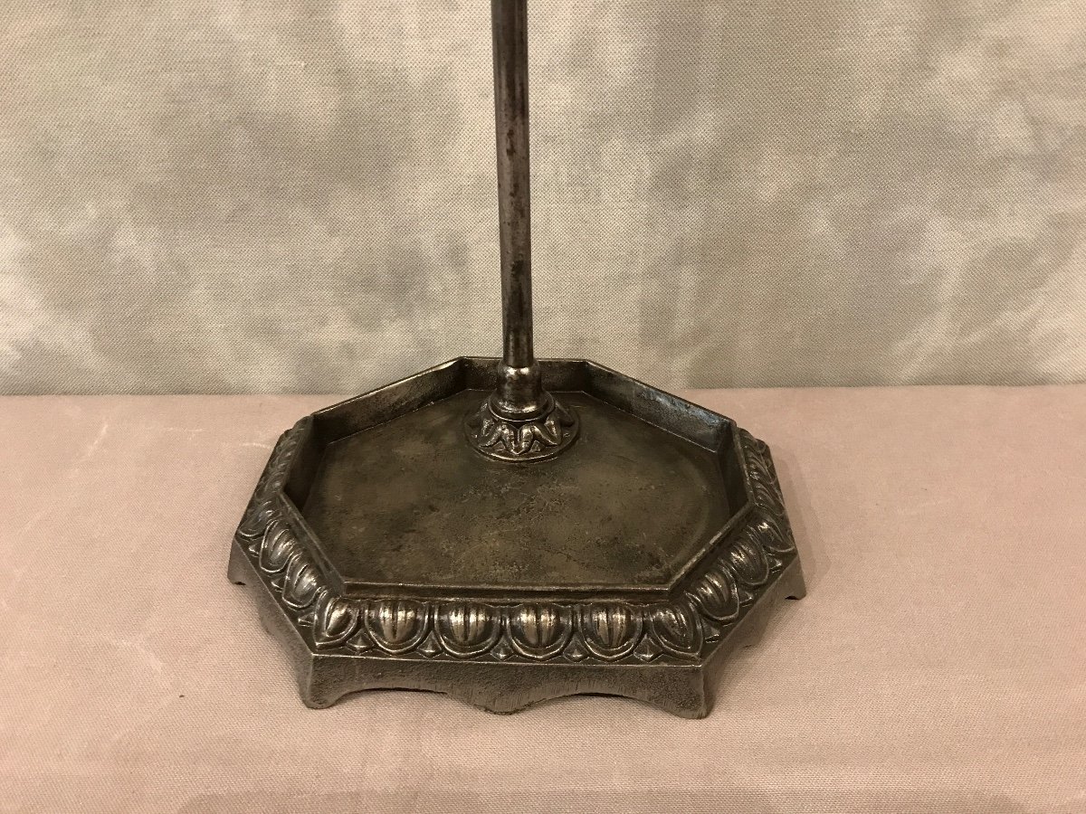 Old Fireplace Servant In Iron And Cast Iron From The 19th Century-photo-3