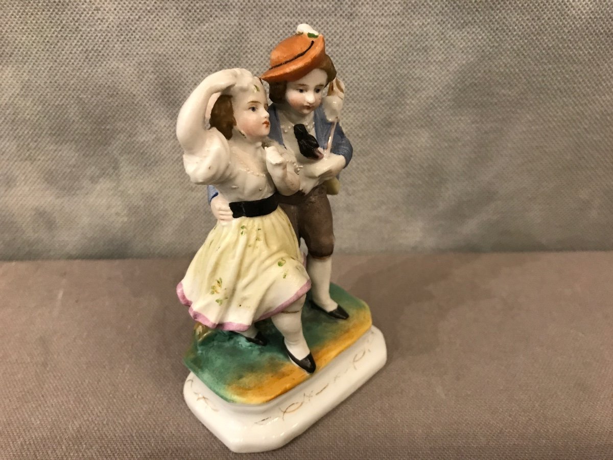 Small Group In German Porcelain From The 19th Century  -photo-1