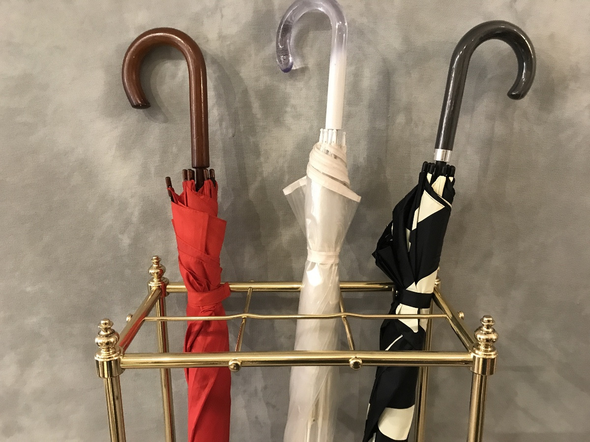  Rectangular Brass Umbrella Stands From The Late 19th Century -photo-4