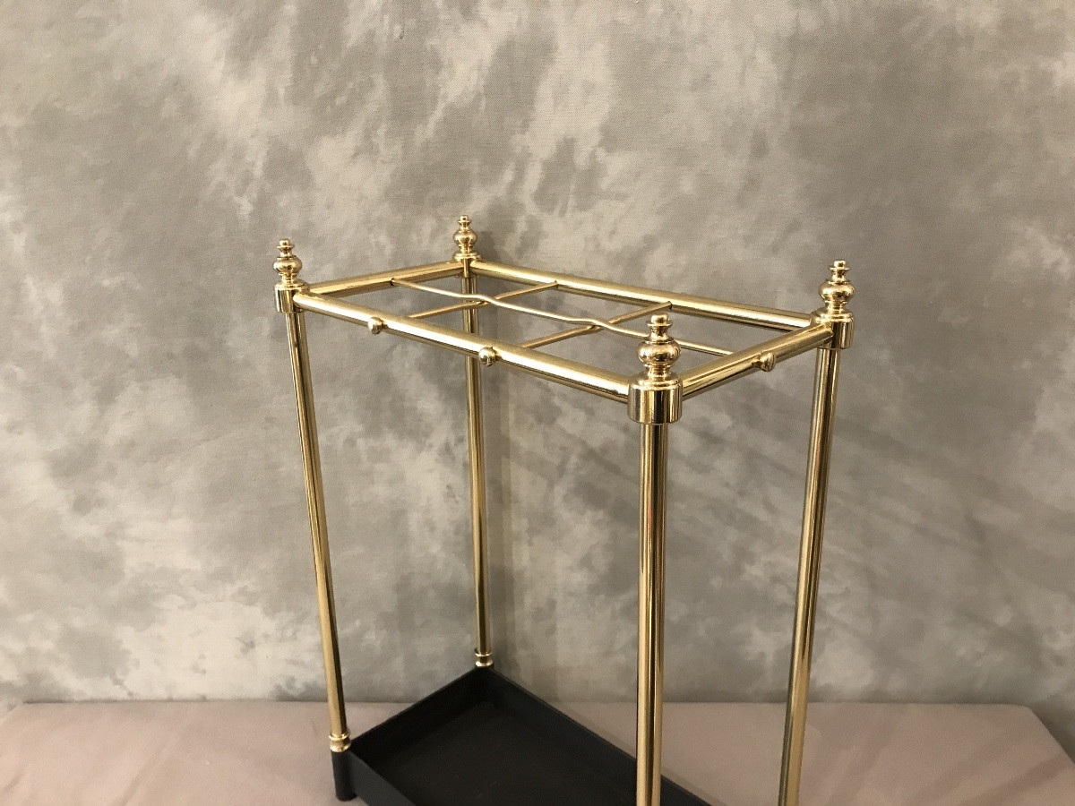  Rectangular Brass Umbrella Stands From The Late 19th Century -photo-1