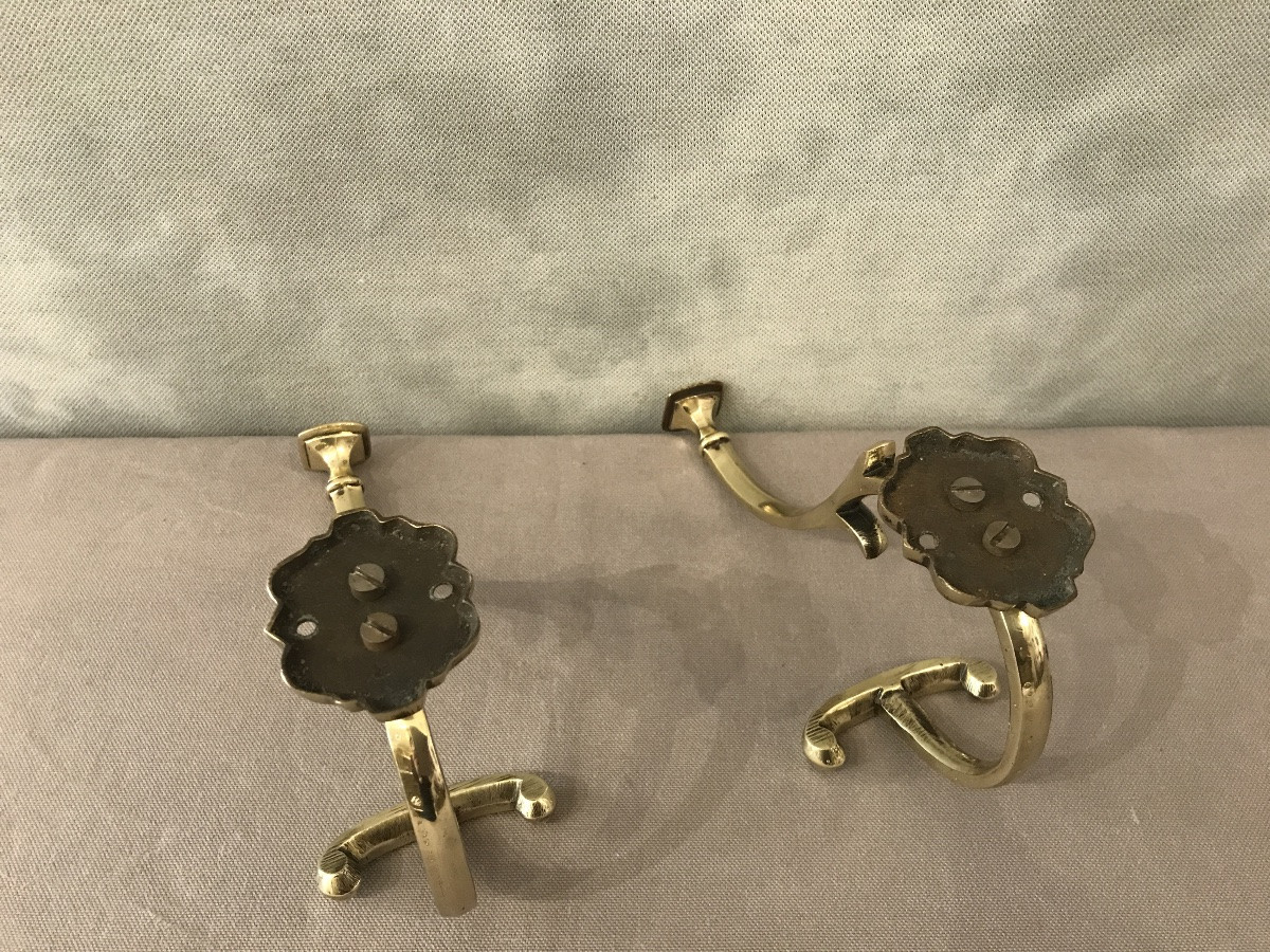 19th Century Polished Bronze Coat Racks -photo-4