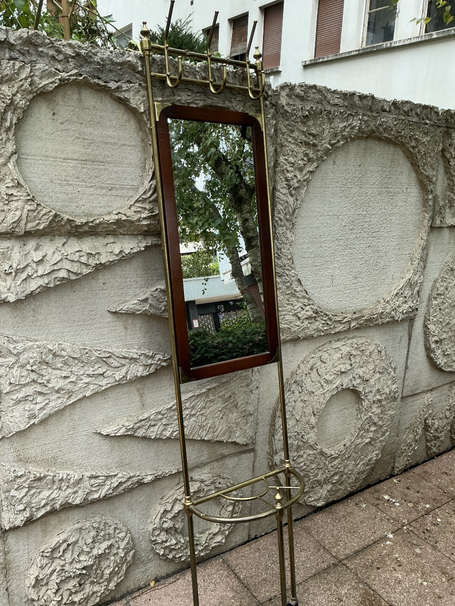 Porte manteaux, porte parapluies en laiton vers 1920 -photo-7