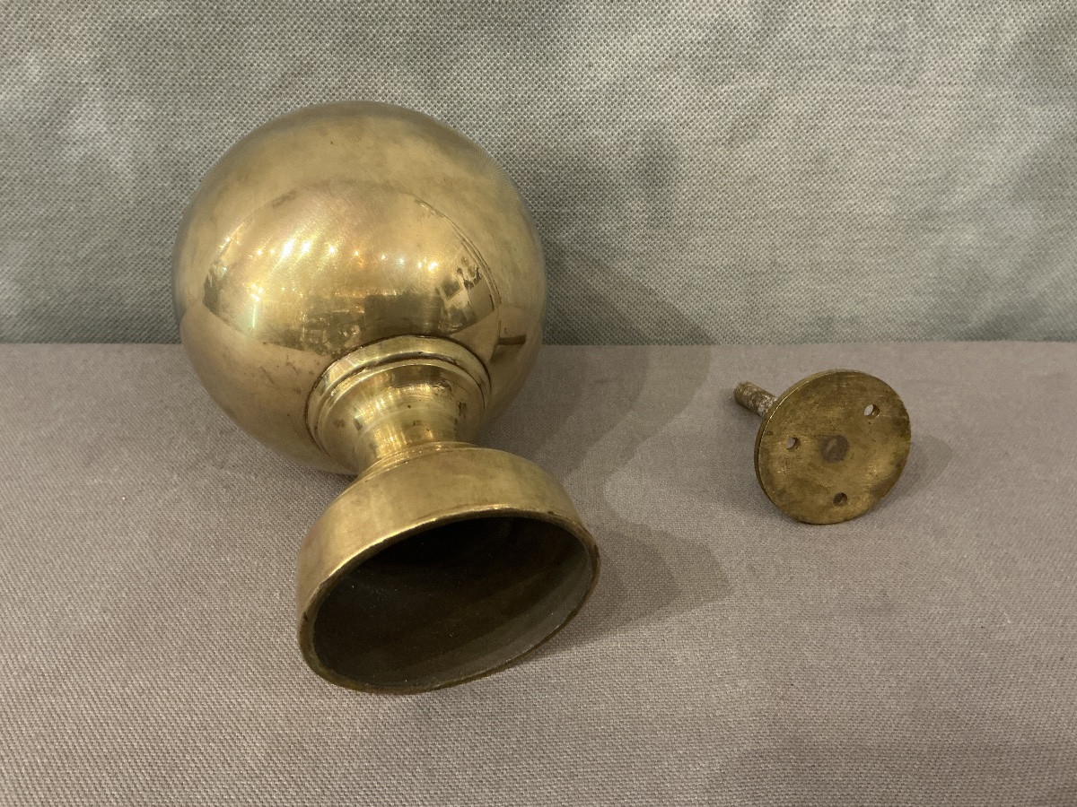 Brass Stair Ball From The Late 19th Century -photo-4